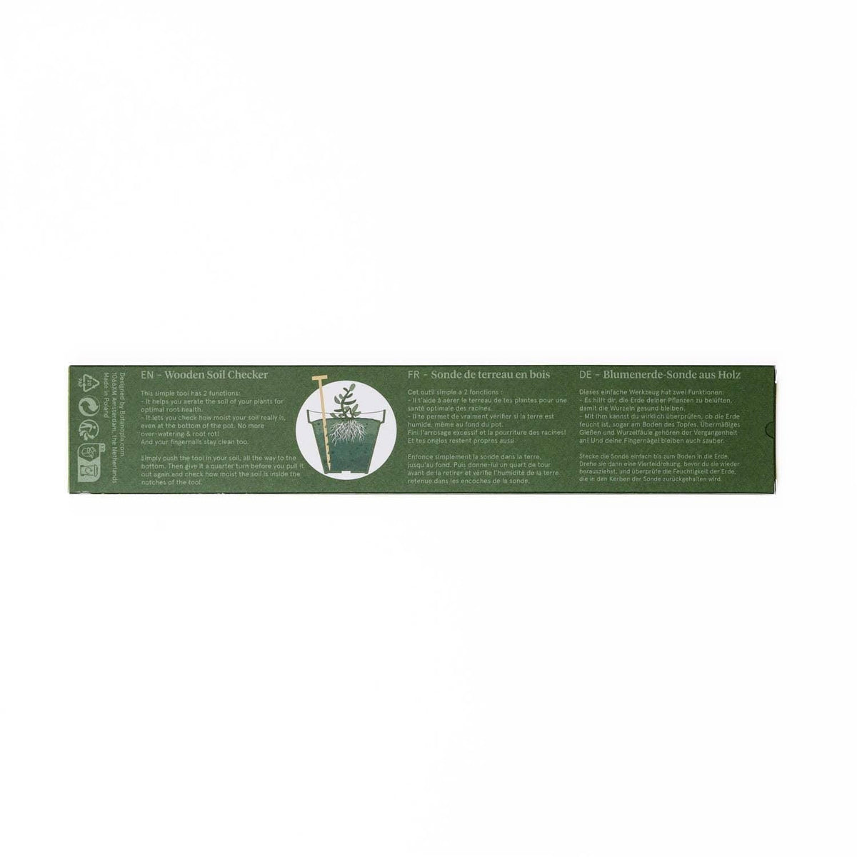 The Soil Checker - wooden soil probe to check soil moisture