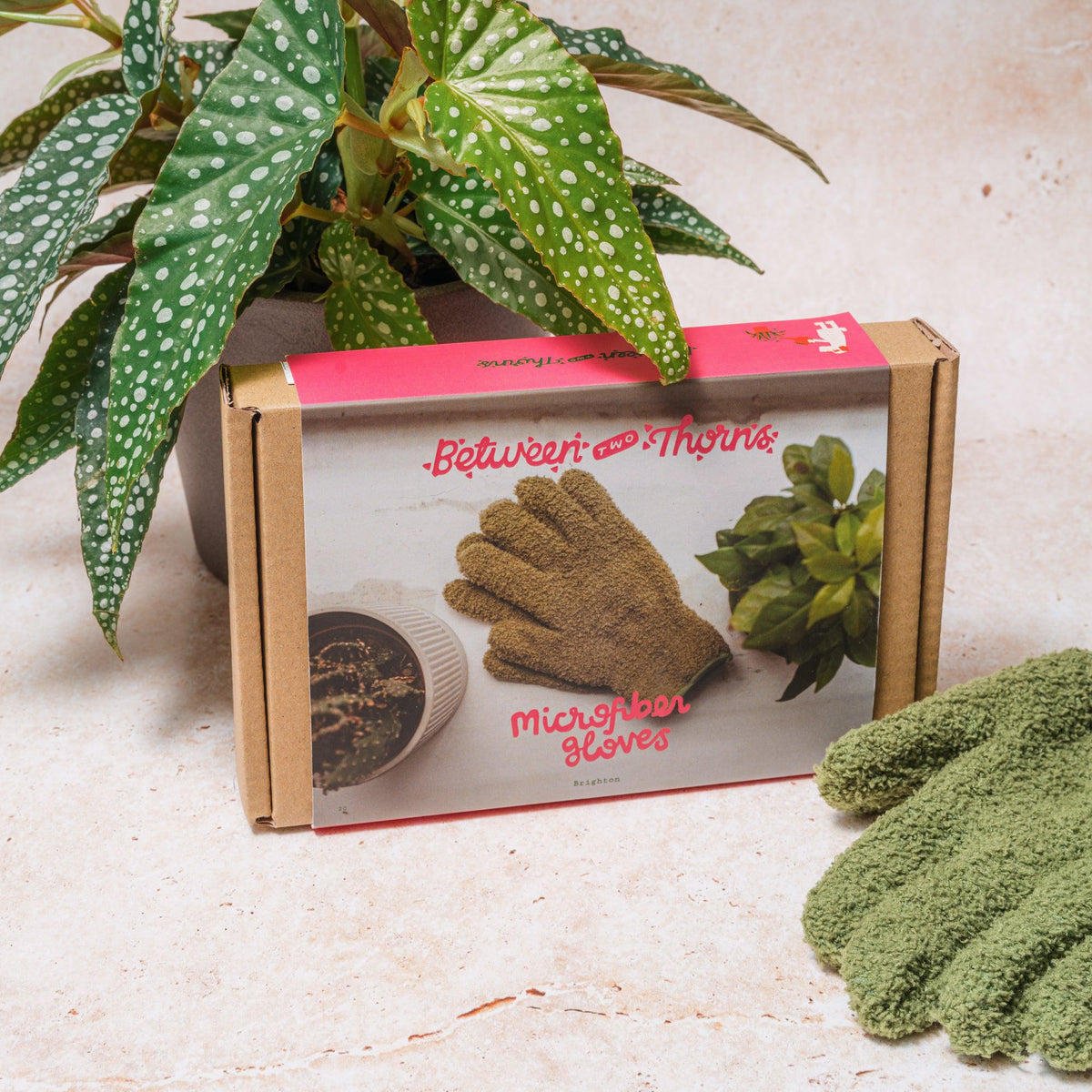 Microfibre Plant Duster Gloves for Cleaning Plant Leaves