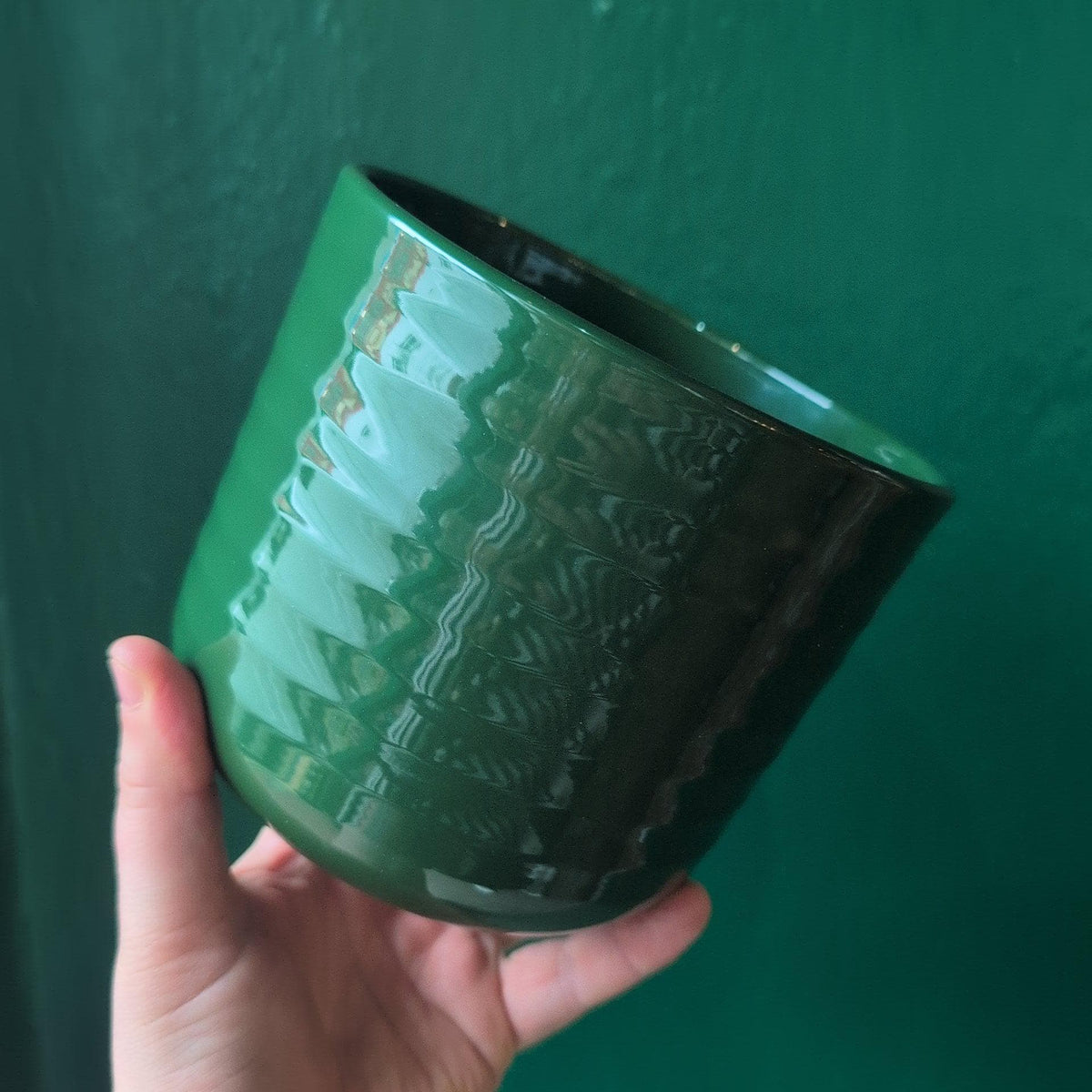 Poinsettia Ripple Effect Plant Pot Pot