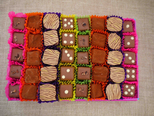 Luxury Milk Chocolates Selection Box - Handmade Truffles, Ganaches & Pralines