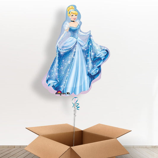 Giant Cinderella Balloons in a Box Gift - Giant Balloon | Small Indoor Plants