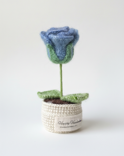The Everlasting Queen Rose Handmade Crochet Flower Gift