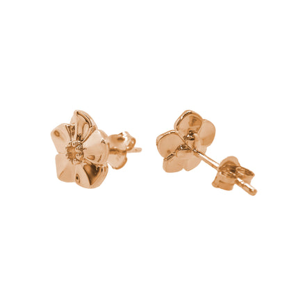 Forget-Me-Not Rose Gold Vermeil Silver Studs