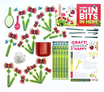The Venus Fly Trap Artificial Botanical Craft Kit by Plantlike